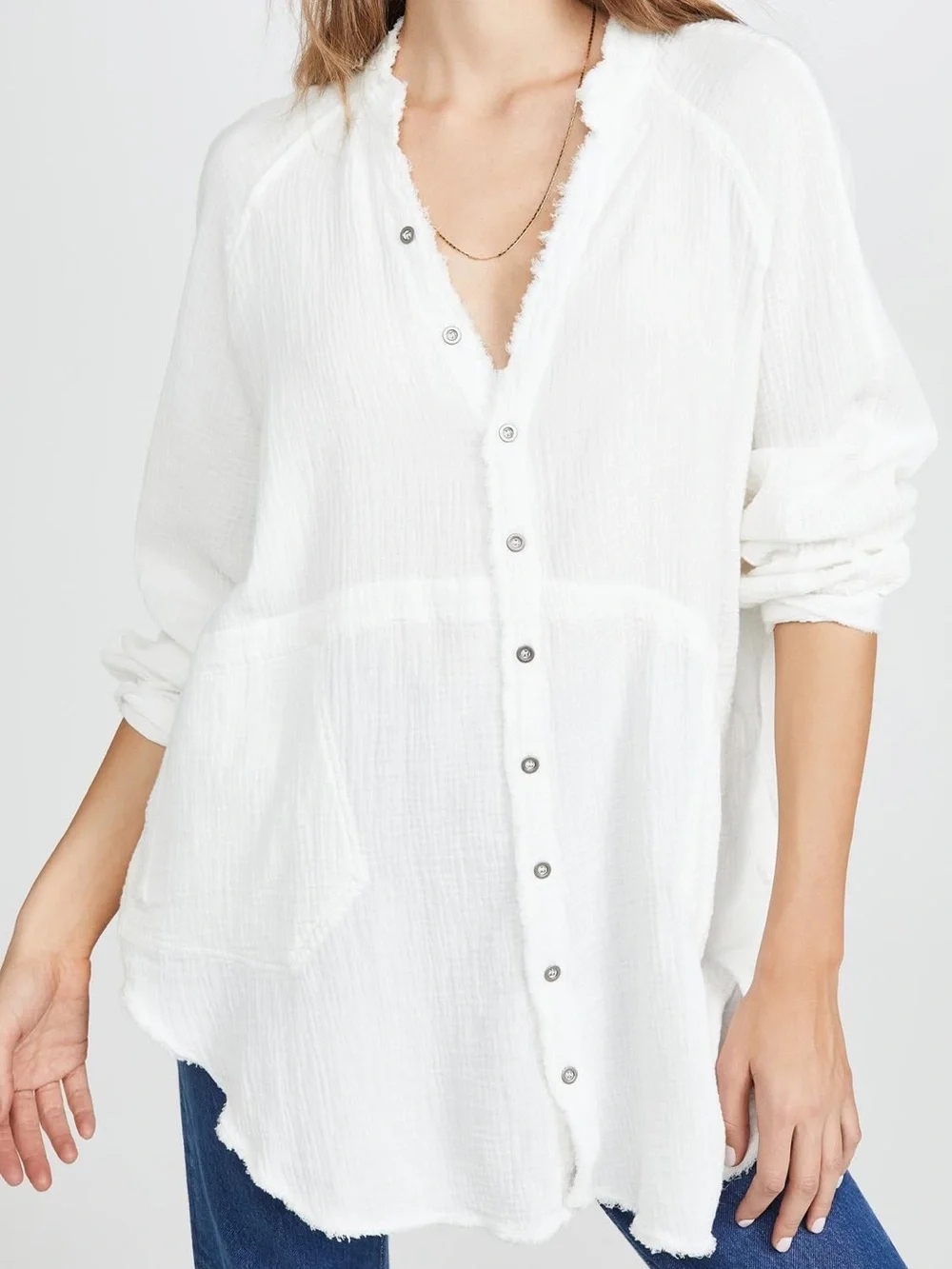 Free People Women’s We The Free Summer Daydream Buttondown. Size XS.
